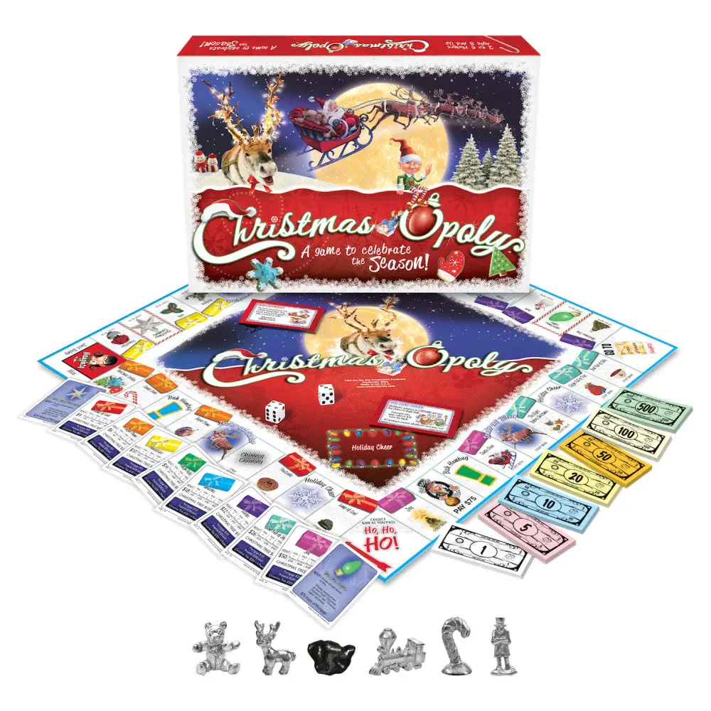 Late For The Sky Christmas-Opoly Holiday Board Game 1