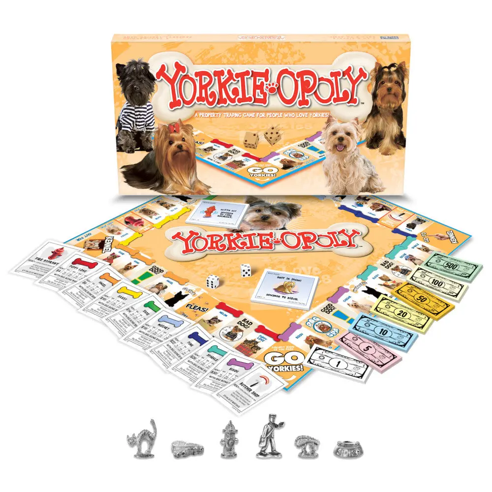 Yorkshire Terrier Yorkie-Opoly Board Game 1