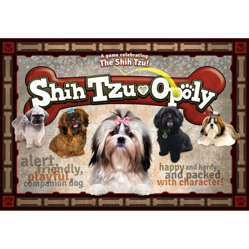 Shih Tzu-Opoly Dog Themed Monopoly Style Board Game 1