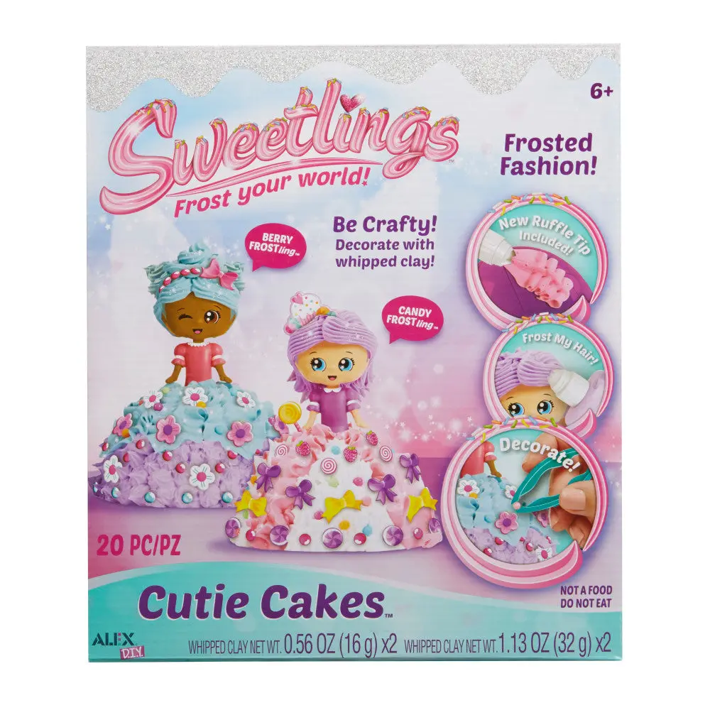 Alex Diy Sweetlings Cutie Cakes Whipped Clay Craft Kit 1