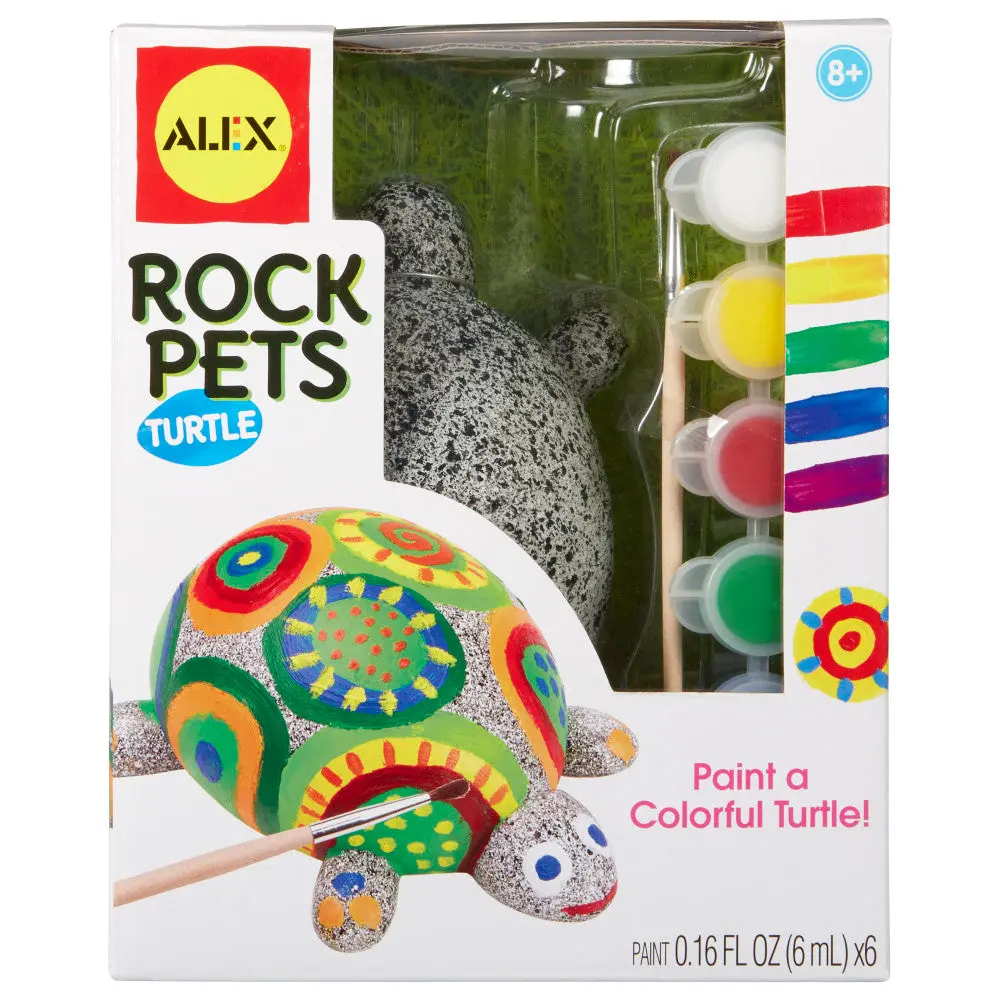 Alex Toys Craft Rock Pets Turtle, Paint & Personalize Your Pet - Multicolor 1