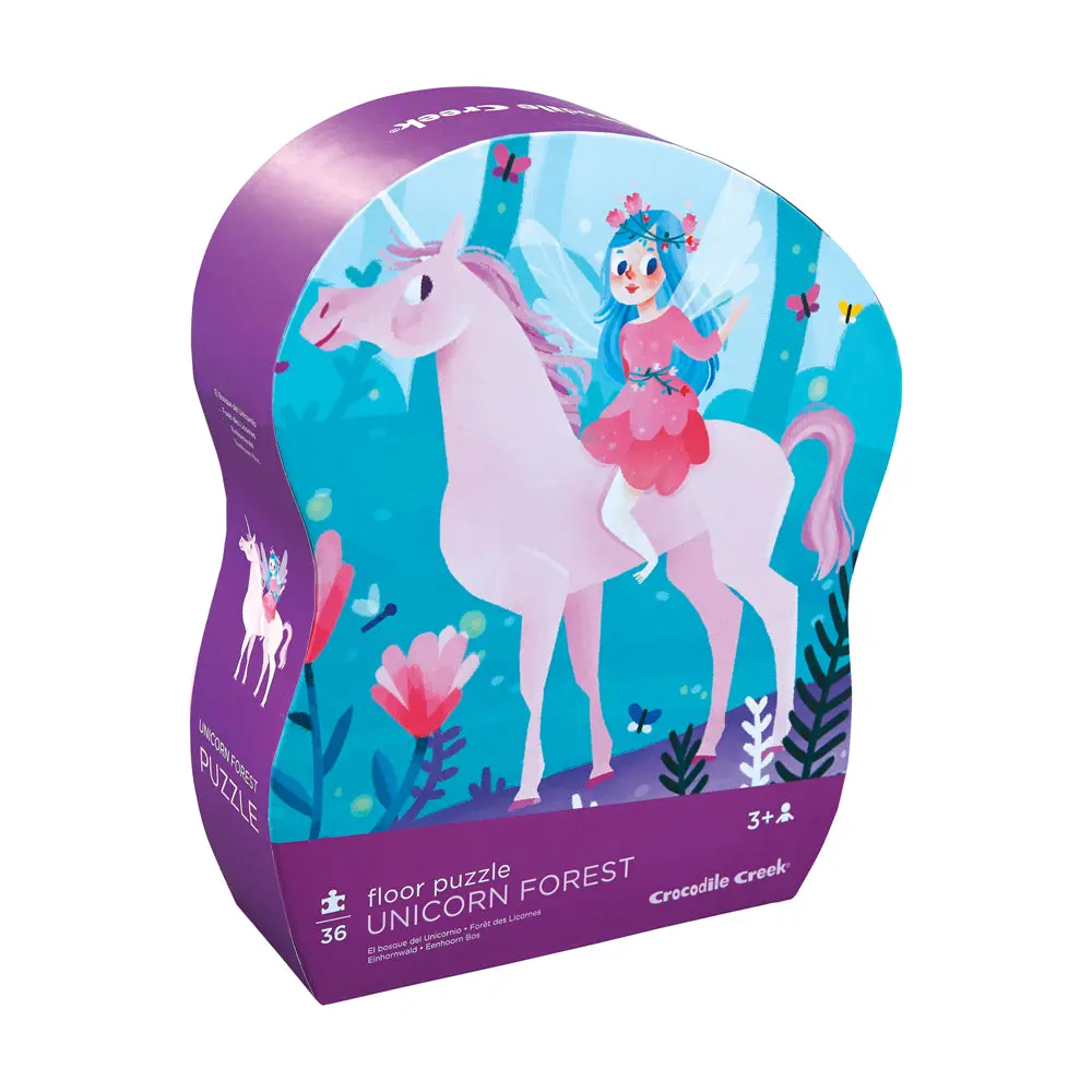 Crocodile Creek Unicorn Forest 36-Piece Floor Puzzle 1