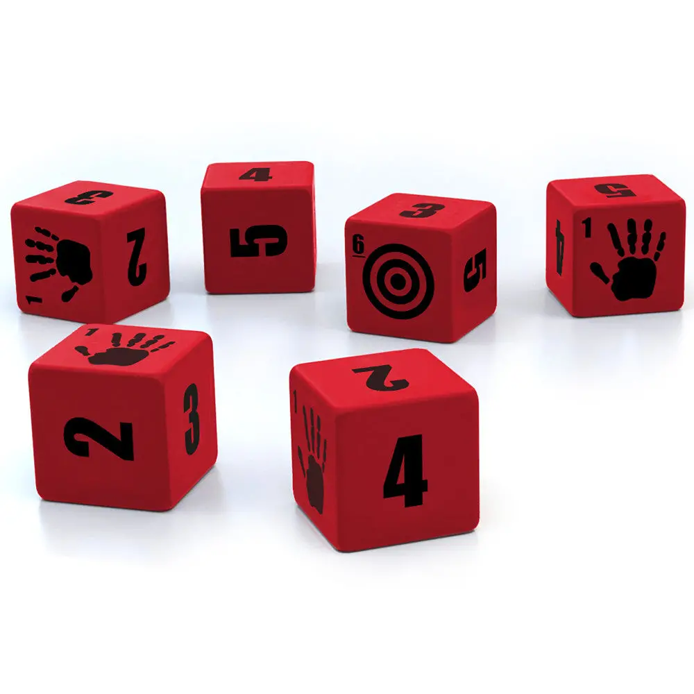 Free League Publishing The Walking Dead Universe Rpg 16Mm Stress Dice Set 1