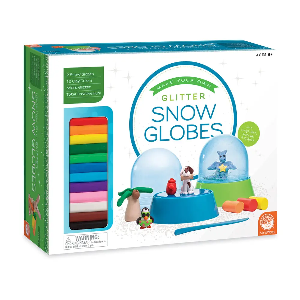 Mindware Creative Diy Glitter Snow Globes Craft Kit 1