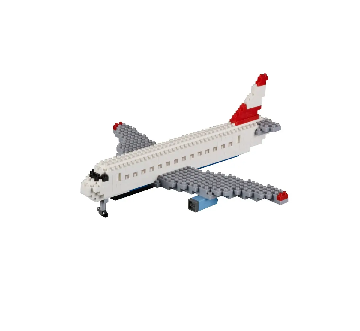 Brixies 246-Piece Swiss Airplane Model Kit - Level 3 Difficulty 1