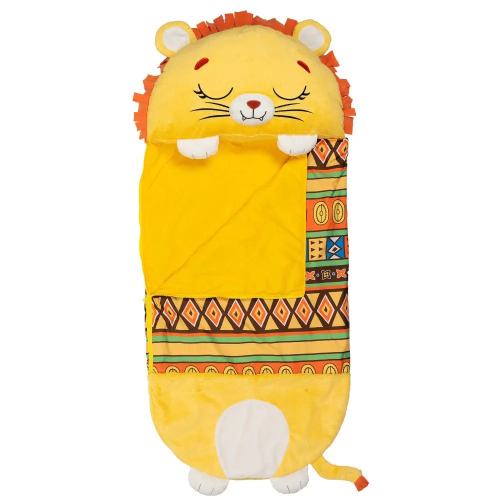Happy Nappers Lion Lex 54 Inch Plush Pillow & Sleepy Sack - Kids 3+ 1