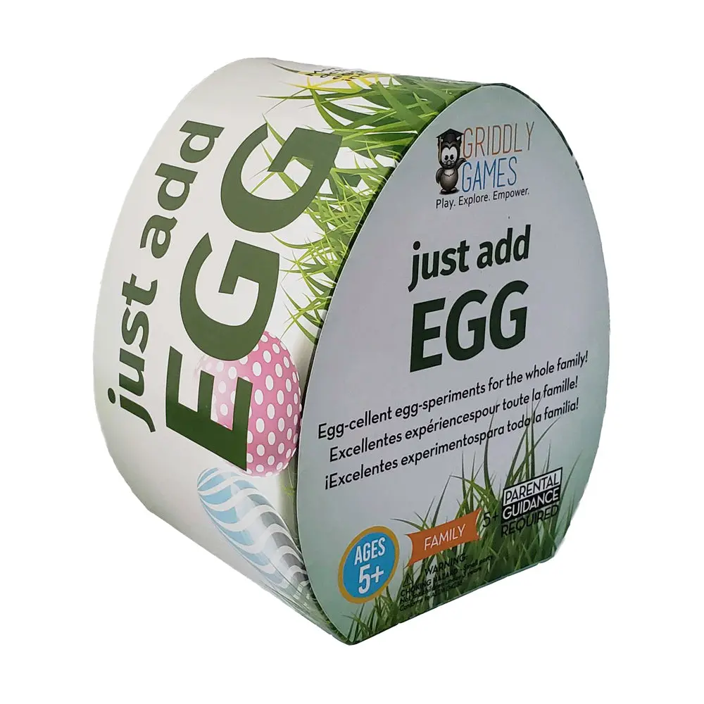 Griddly Games Just Add Egg Science Kit - Creative Experiment Set 1