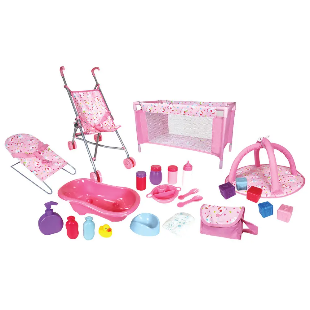 Lissi Baby Doll 24-Piece Nursery Playset With Accessories 1