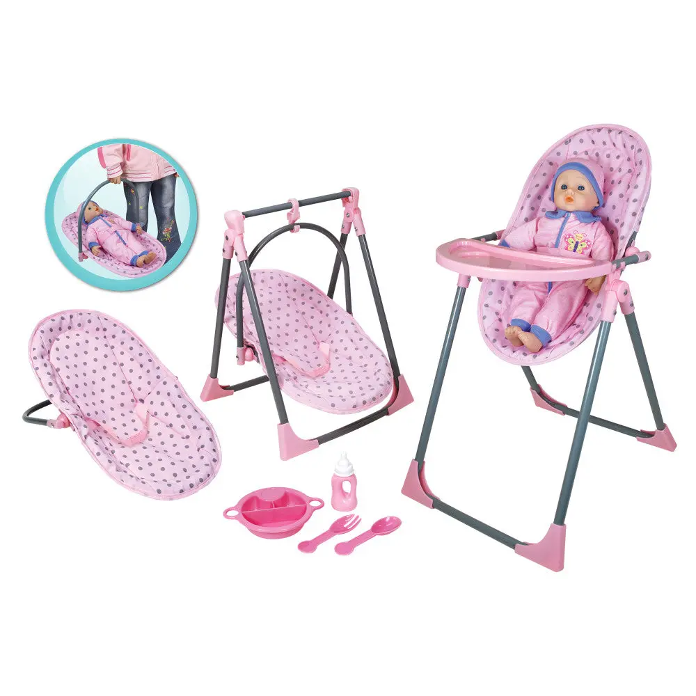 Lissi Doll Transformable 4-In-1 Highchair And Playset 1