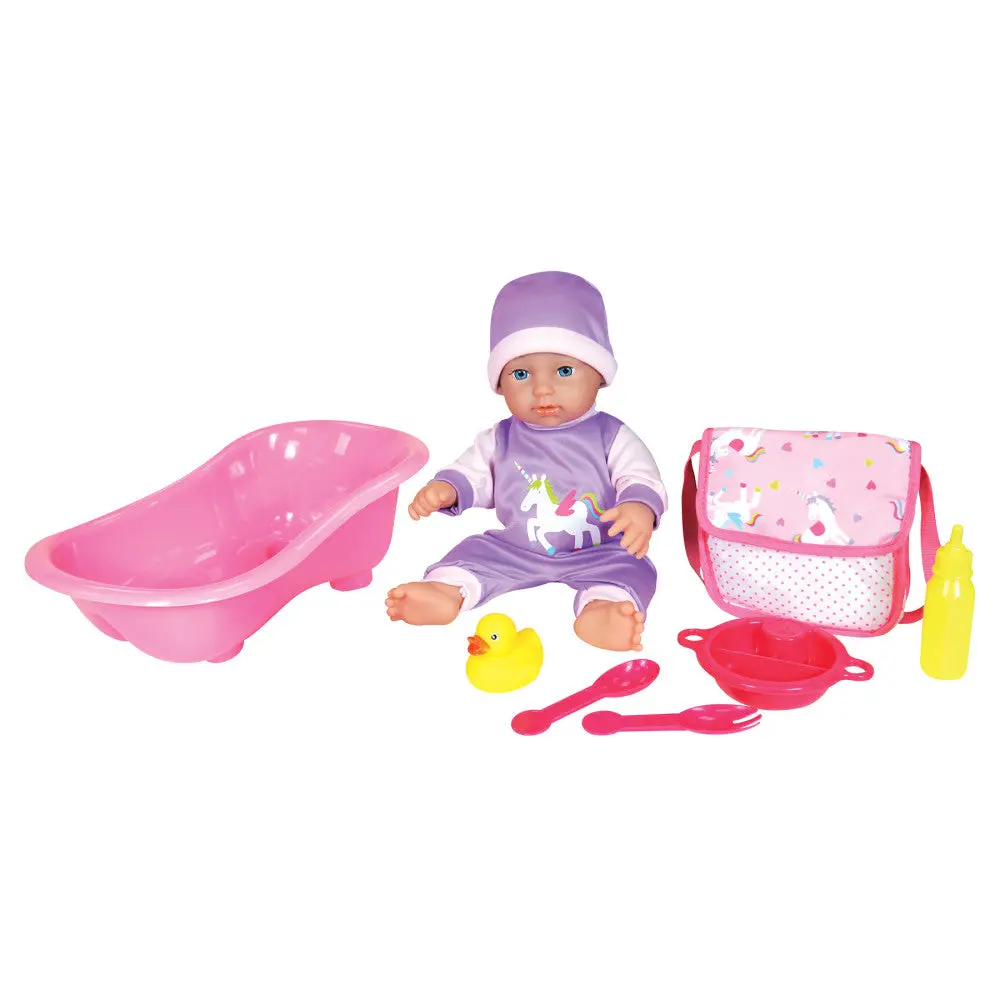 Lissi 11-Inch Interactive Baby Doll And Bath Playset 1