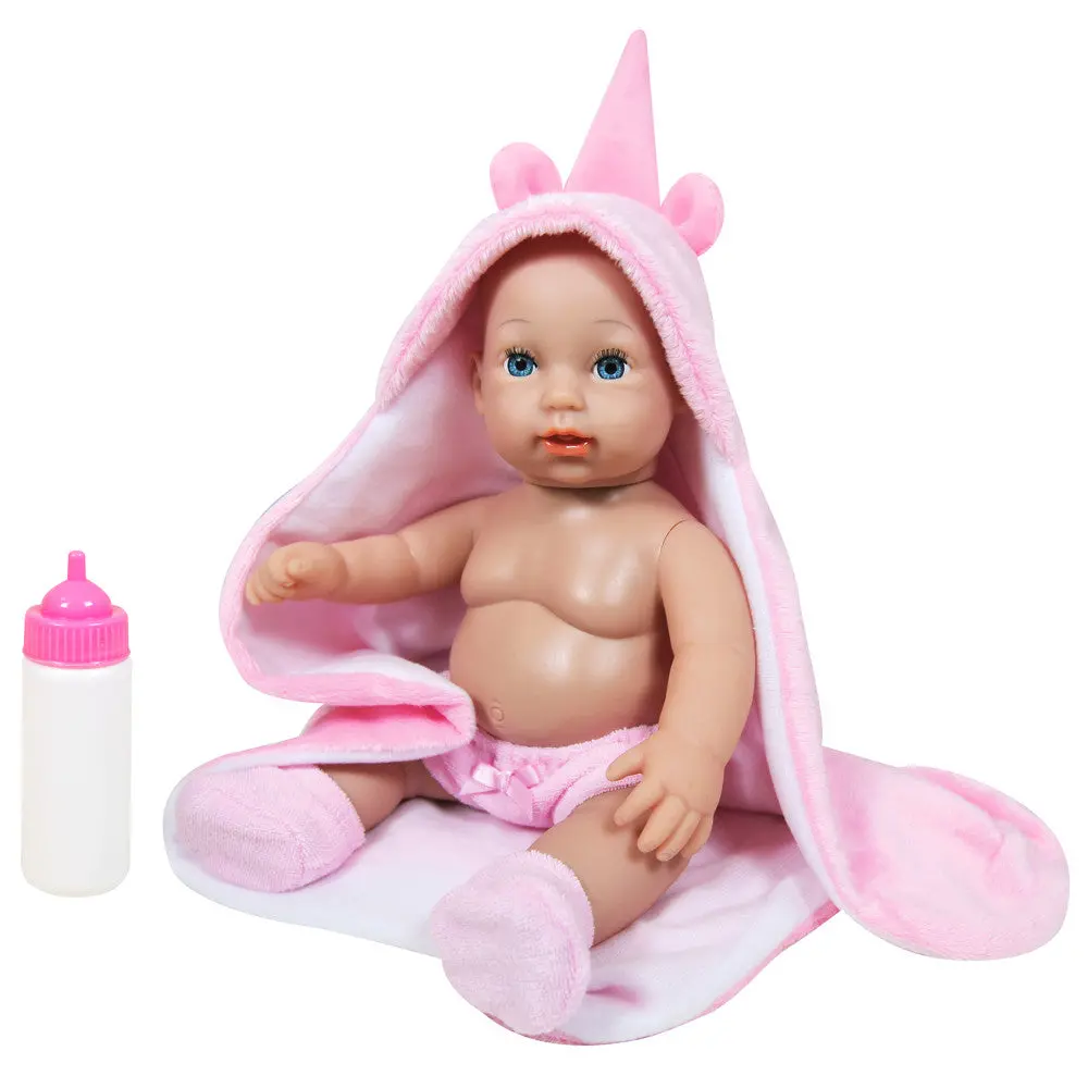 Lissi 12-Inch Baby Doll Gia With Pink Unicorn Hood - Ideal For Kids Ages 2+ 1