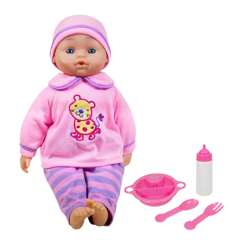 Lissi 16 Inch Interactive Soft Baby Doll With Feeding Accessories 1