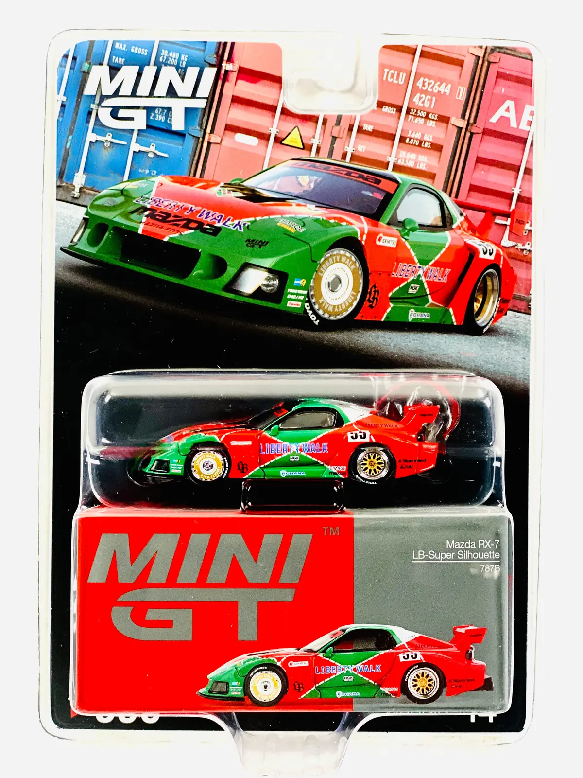 Mini Gt Mijo Exclusive Mazda Rx-7 Lb-Super Silhouette 787B #990 1