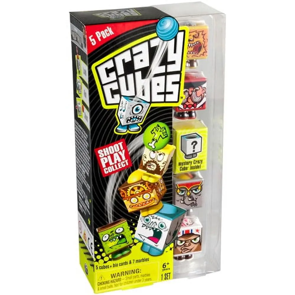 Crazy Cubes Circus Spectacular - 5-Pack Collectible Launcher Set 1