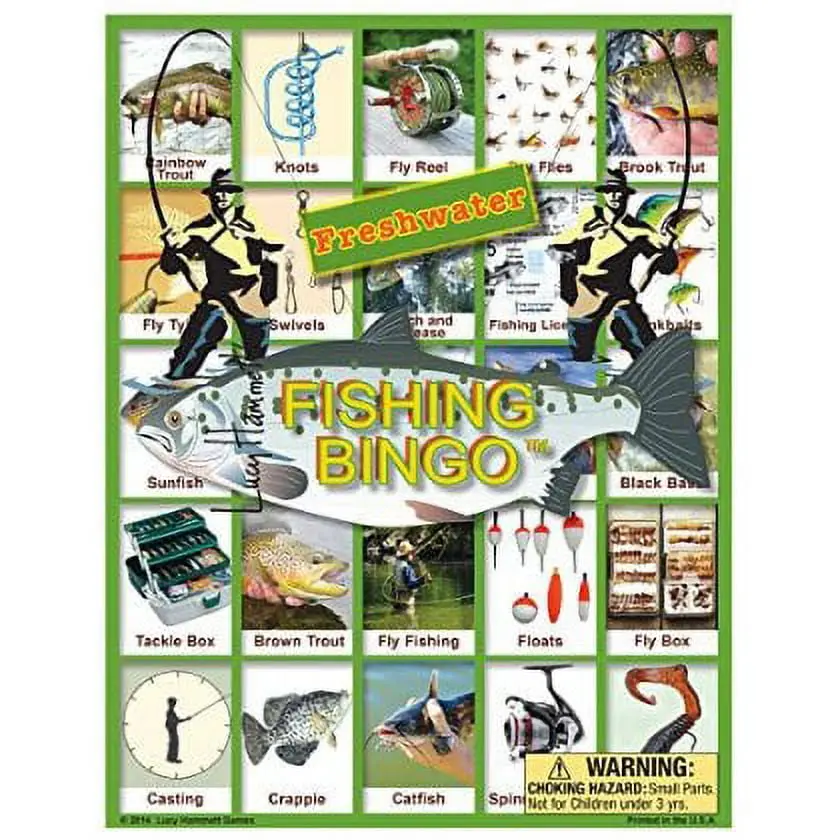 Fishing Bingo: Dive Into The Aquatic World - Educational Game For Young Anglers 1