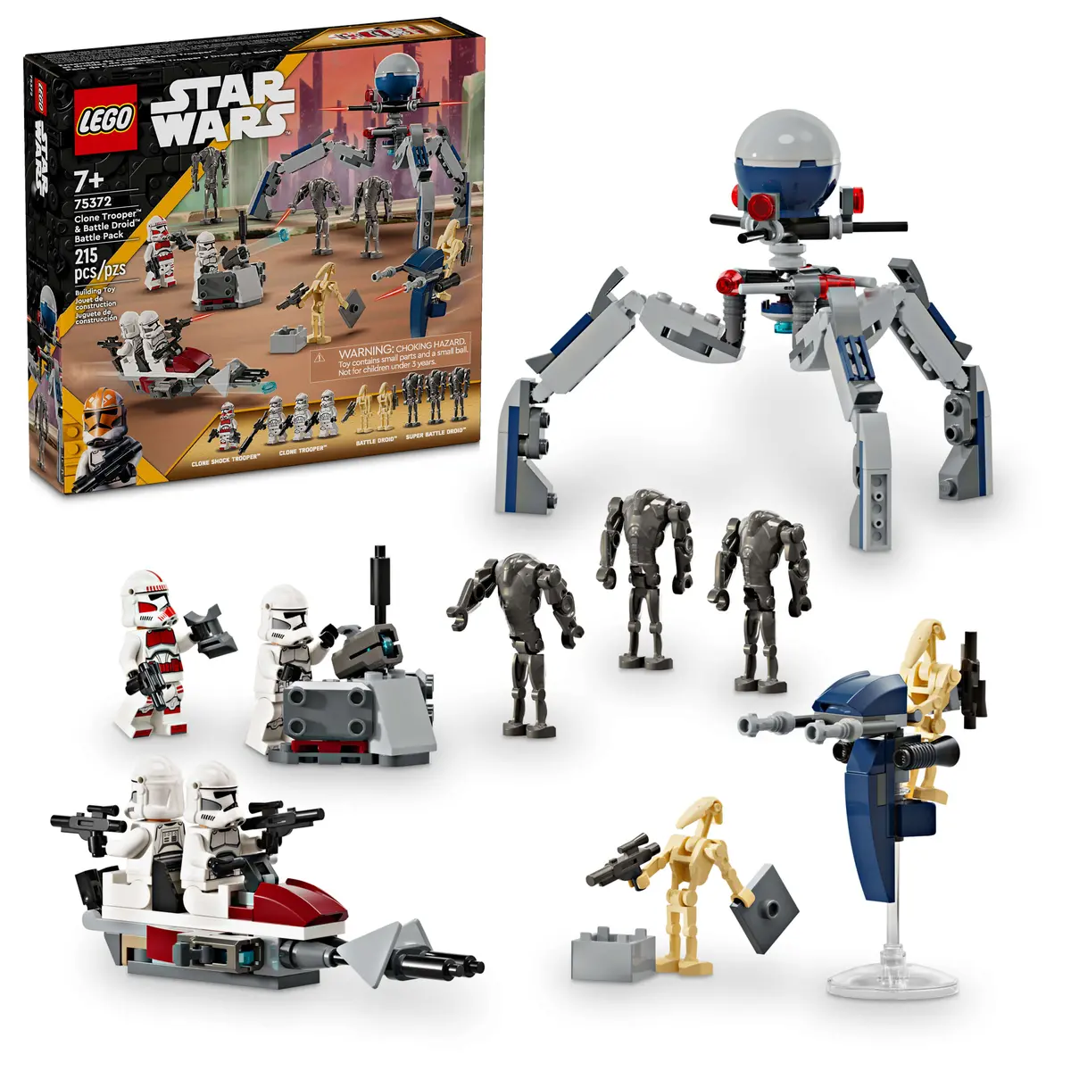 Lego Star Wars Clone Trooper & Battle Droid Battle Pack 75372 - 215 Pieces 1