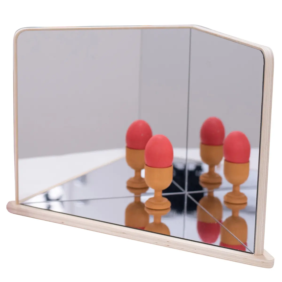 Tickit Wooden 4-Way Mirror - Sensory Reflection Play 1