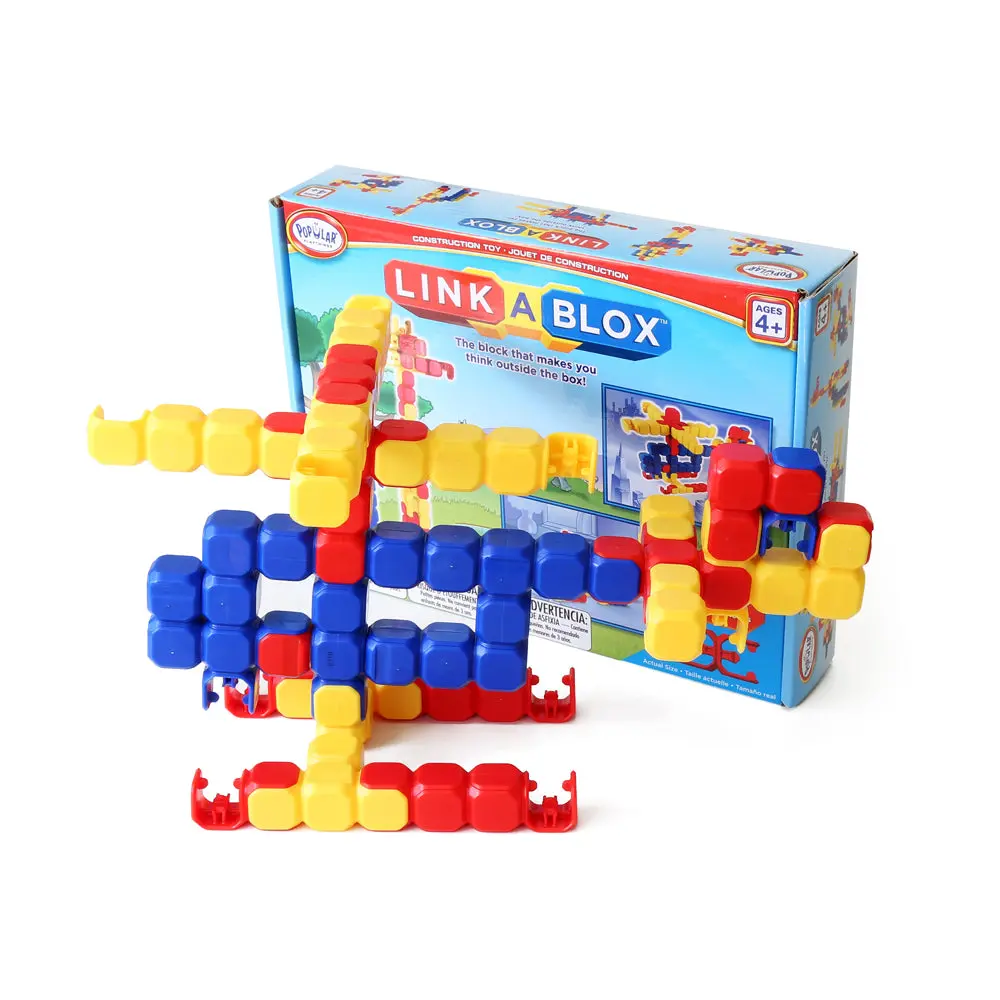 Popular Playthings Linkablox 60-Piece Building Set - Stem Educational Toy 1