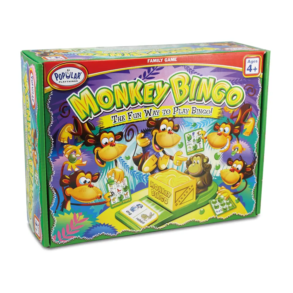 Monkey Bingo Family Board Game By Popular Playthings 1