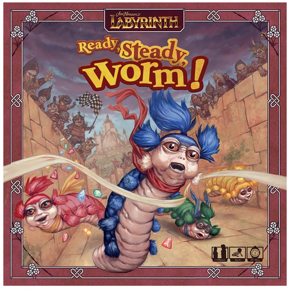 Labyrinth: Ready, Steady, Worm! Family Strategy Board Game 1