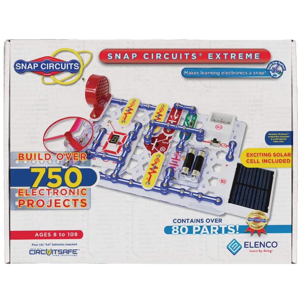 Elenco Snap Circuits Extreme Sc-750 - Electronics Exploration Kit 1