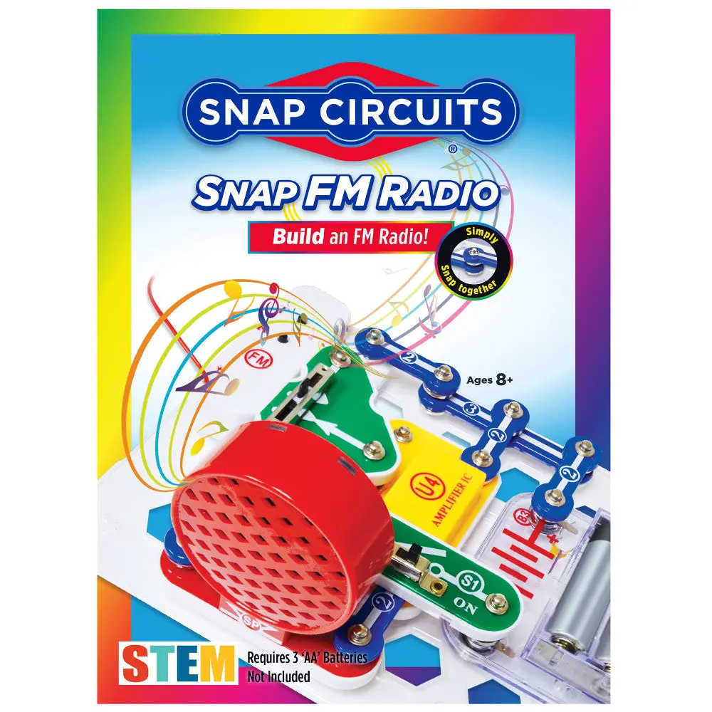 Snap Circuits Fm Radio Building Kit - Stem Learning Toy For Kids Ages 8+ 1