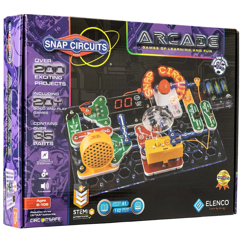 Snap Circuits Arcade Electronics Exploration Kit - Stem Learning 1