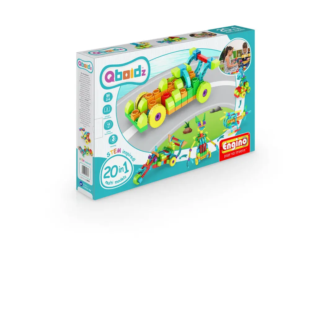 Engino Qboidz 20-In-1 Multi Models Creative Builder Set 1