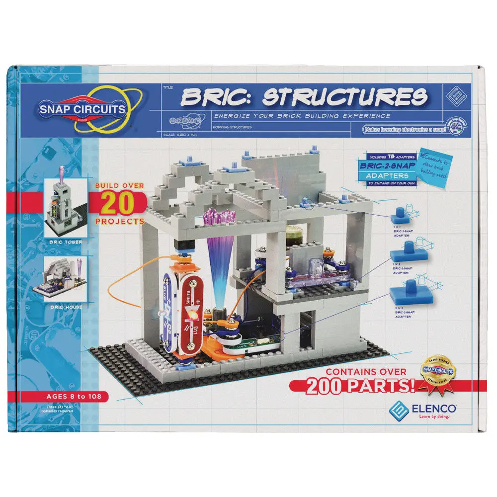 Elenco Snap Circuits Bric: Structures - Electronics Exploration Kit 1
