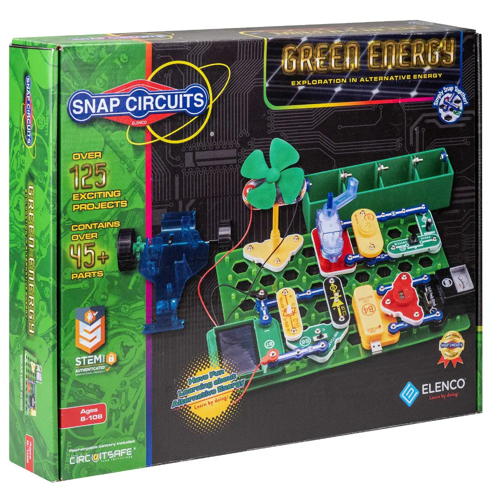 Snap Circuits Green Energy - Explore Renewable Energy - Stem Learning Toy 1