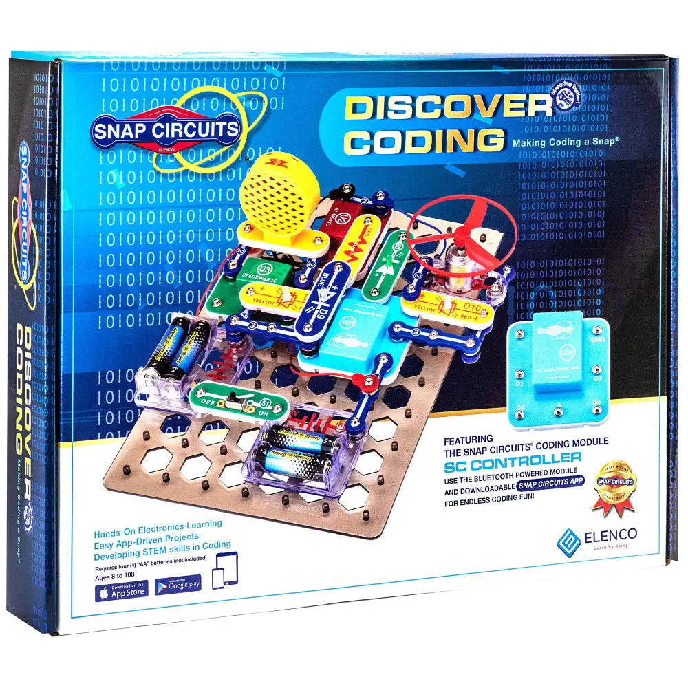 Elenco Snap Circuits Discover Coding - Interactive Stem Learning Toy 1