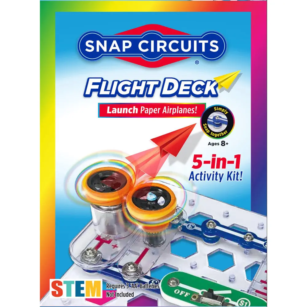 Snap Circuits Flight Deck - 6-In-1 Stem Activity Kit For Kids Ages 8+ 1
