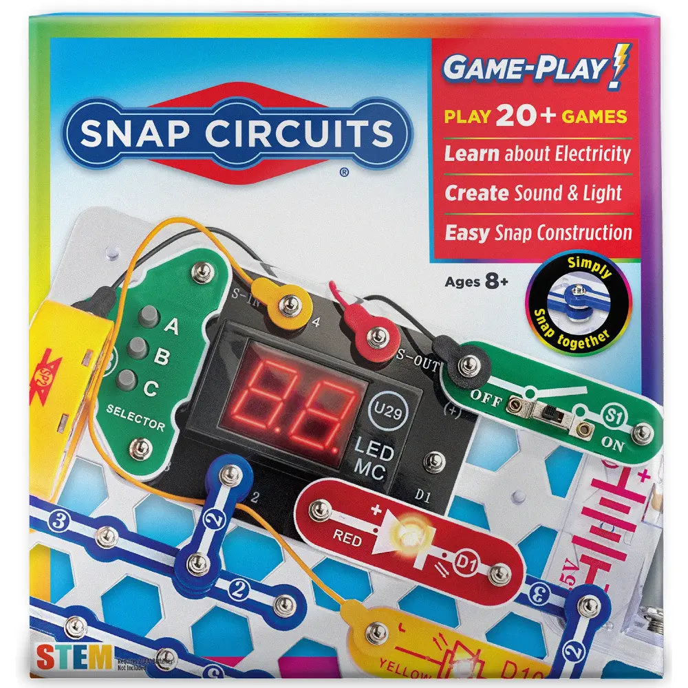 Snap Circuits Game Play - Electronics Exploration Kit For Kids 8+ 1