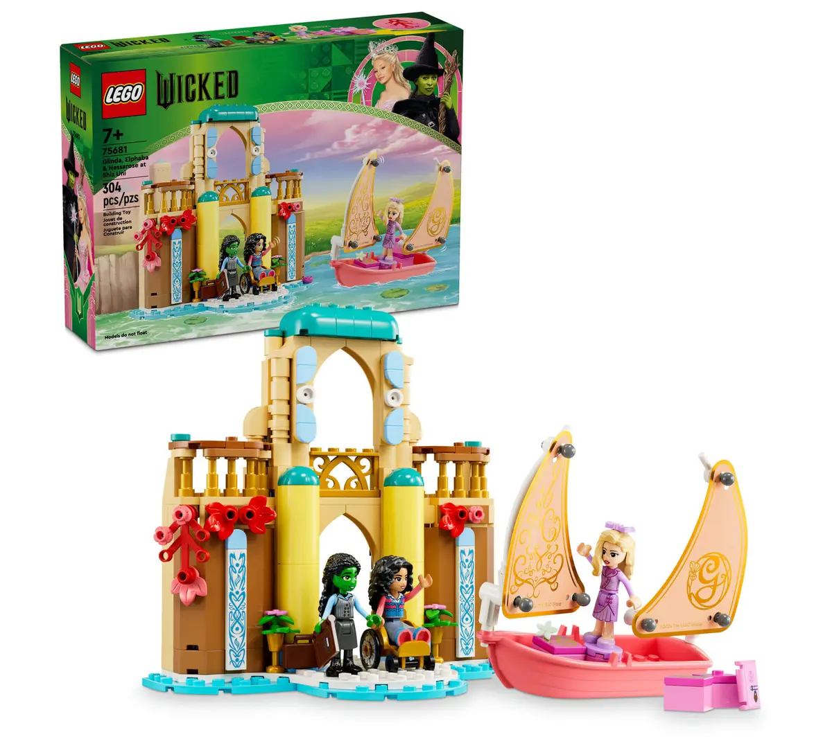 Lego Wicked Shiz University Adventure Set With Glinda, Elphaba, & Nessarose 304 Pieces 1