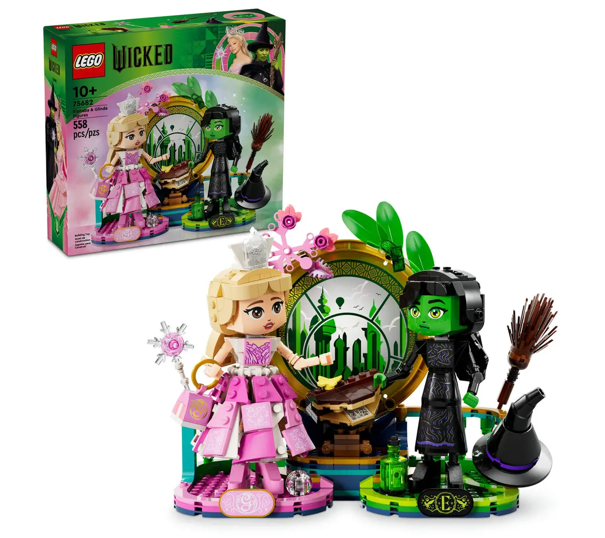 Lego® Wicked Elphaba & Glinda Figures Fantasy Toy Construction Playset 75682 1