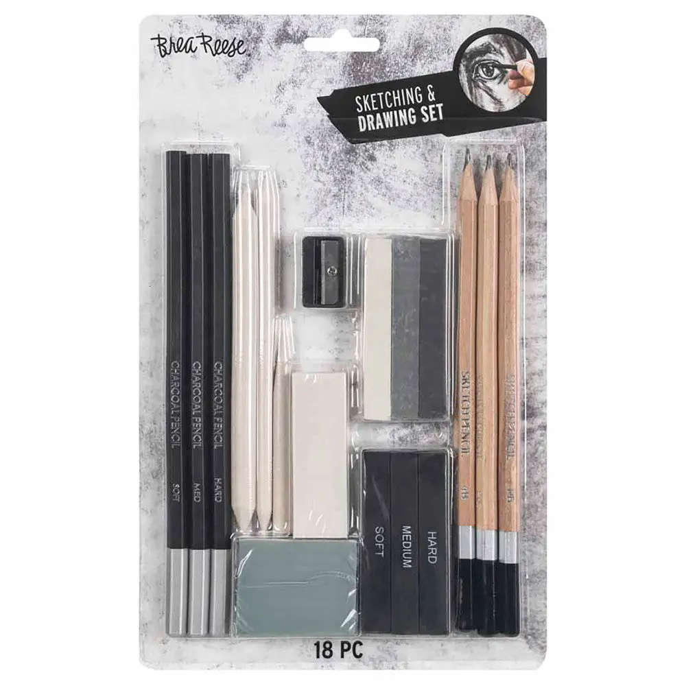 Brea Reese Beginners Sketch & Draw Set - 18Pc Art Kit 1