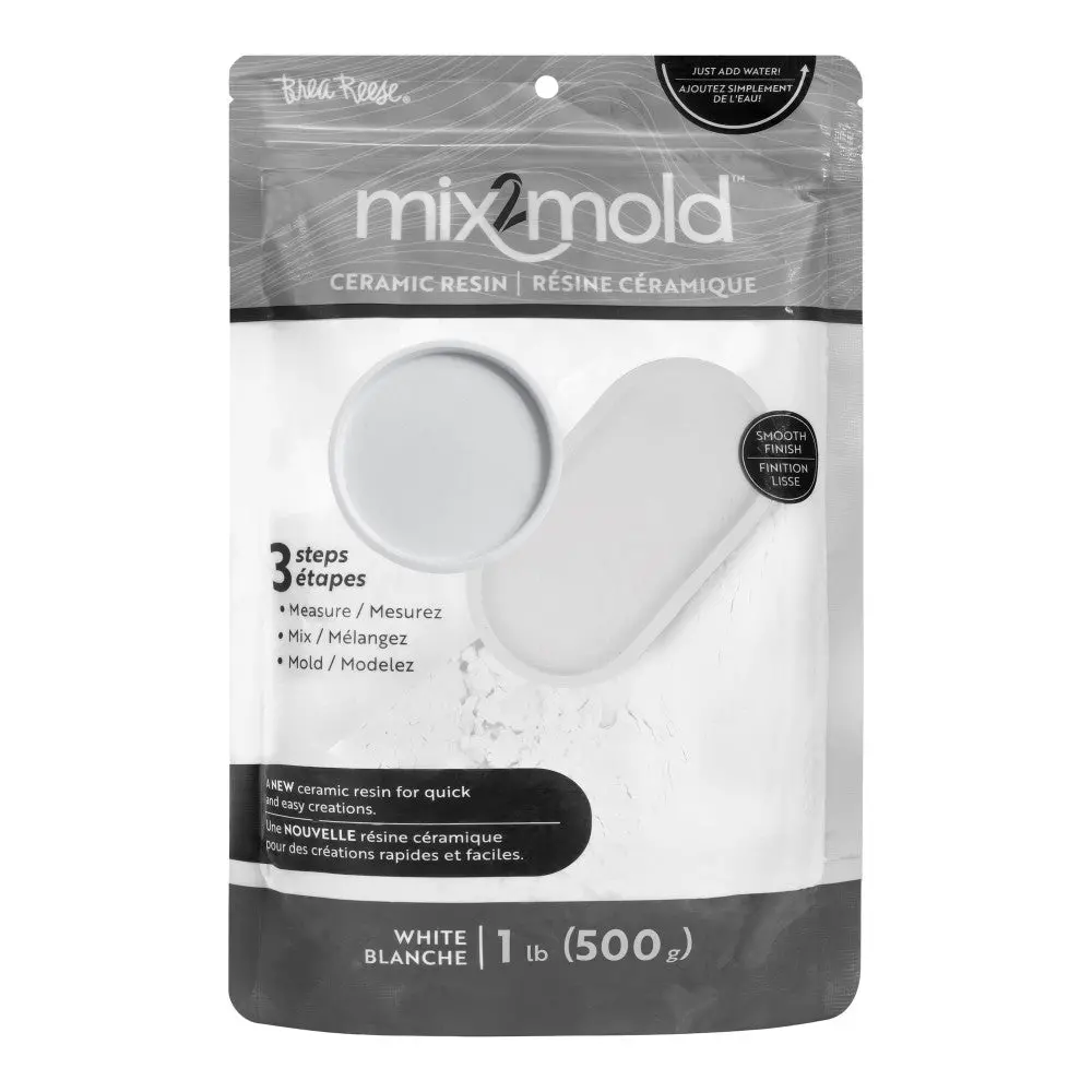 Brea Reese Mix2mold Ceramic White Resin Powder - 1Lb Magic Crafting Blend 1
