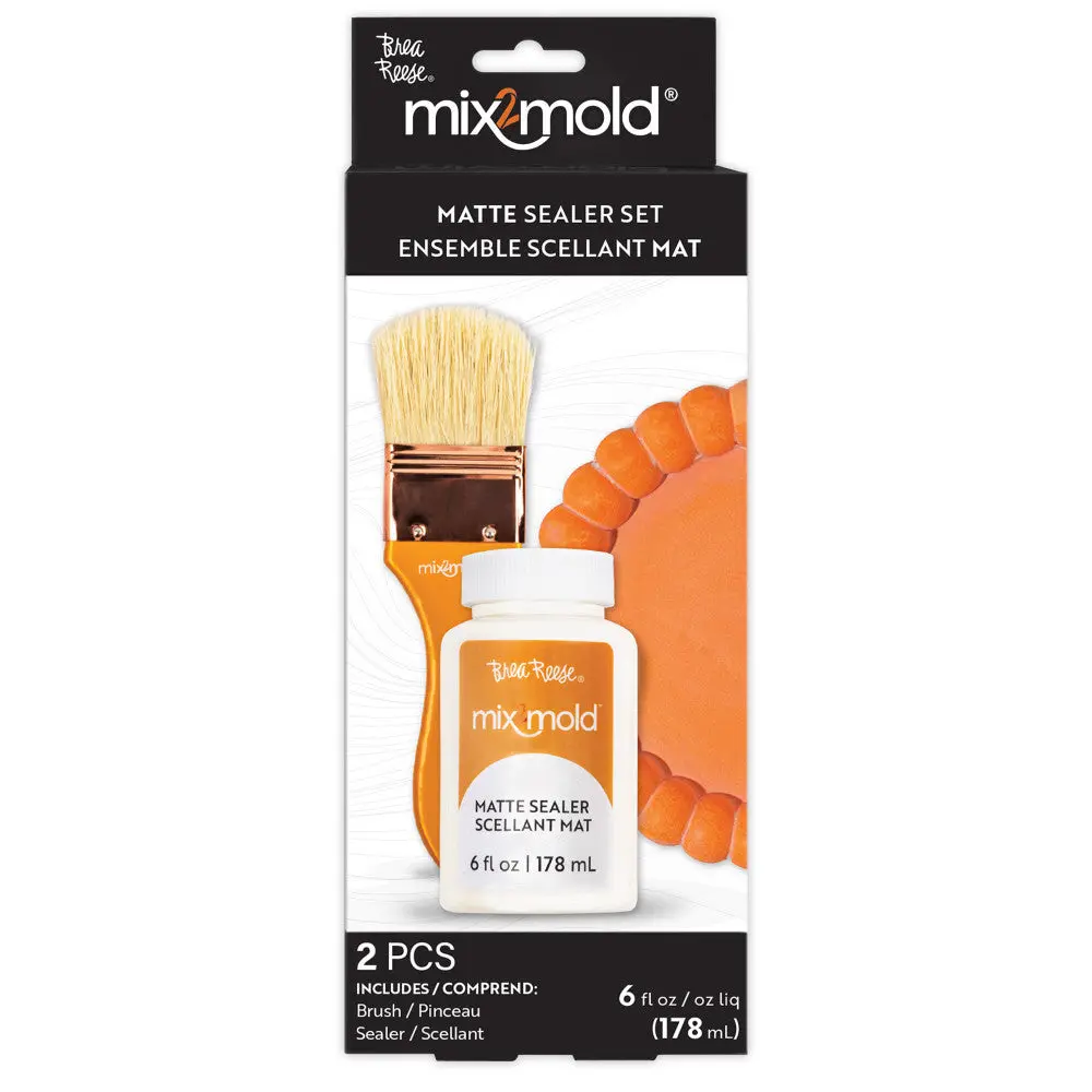 Brea Reese Mix2mold Matte Sealer, 6 Fl Oz - With Brush 1