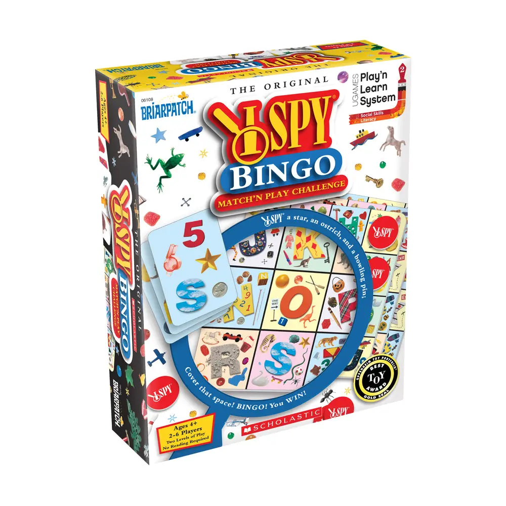 I Spy Bingo Match & Play Challenge Board Game By Briarpatch 1