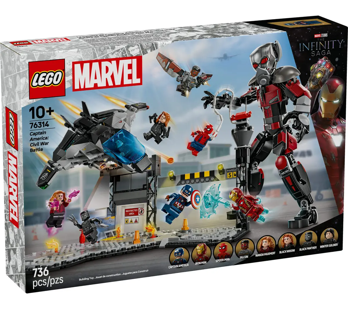 Lego Marvel Captain America: Civil War 736-Piece Action Battle Playset 1