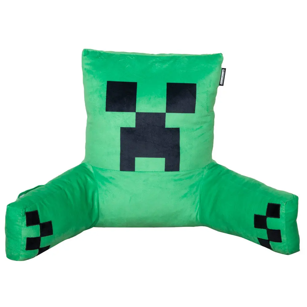 Minecraft Creeper Character Lounge Relax Pillow With Armrests 1