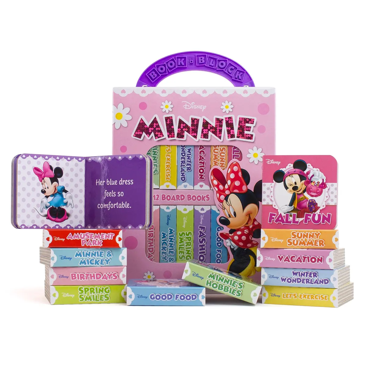 Minnie Mouse My First Library 12-Book Set By Pi Kids 1