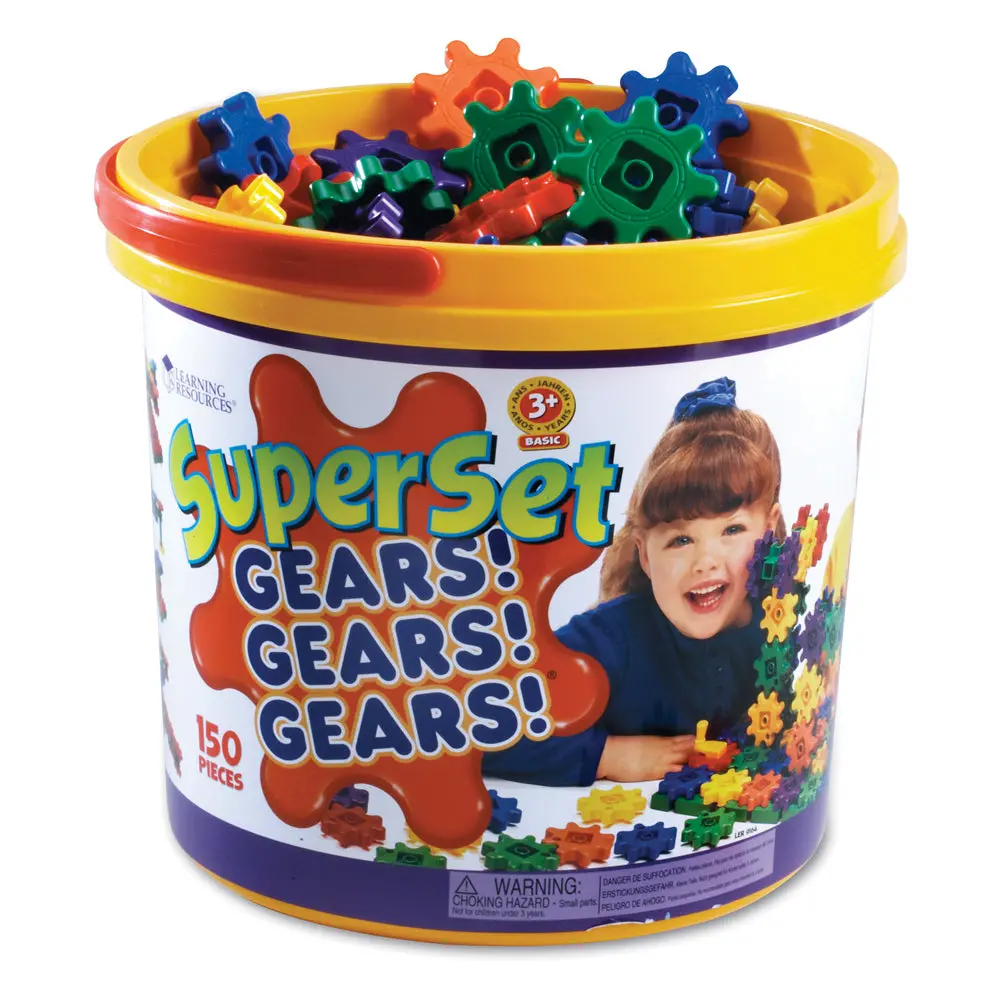 Learning Resources Gears! Gears! Gears! 150-Piece Super Building Set 1