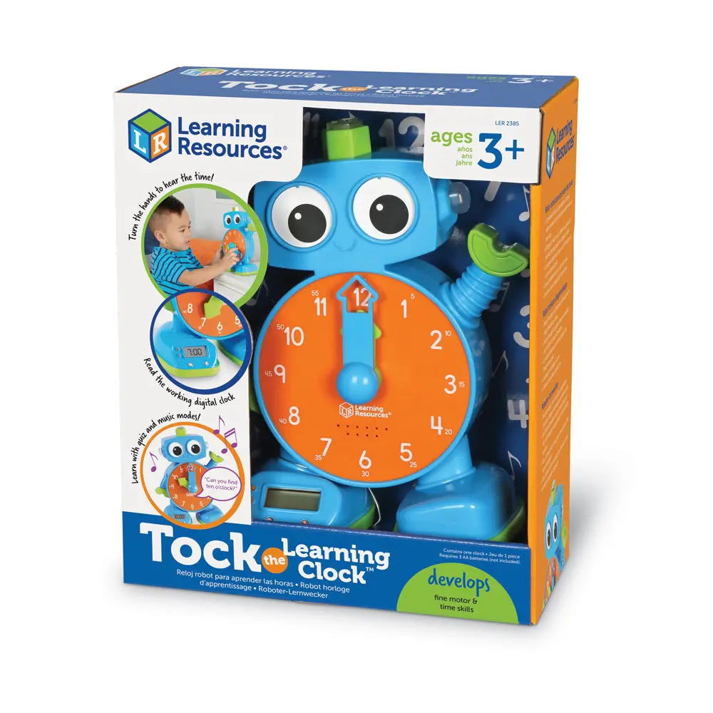 Learning Resources Tock The Learning Clock - Interactive Educational Toy 1
