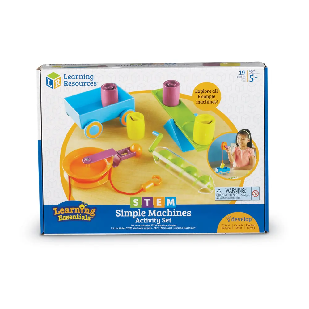 Learning Essentials Stem Simple Machines Set - Educational Activity Kit 1