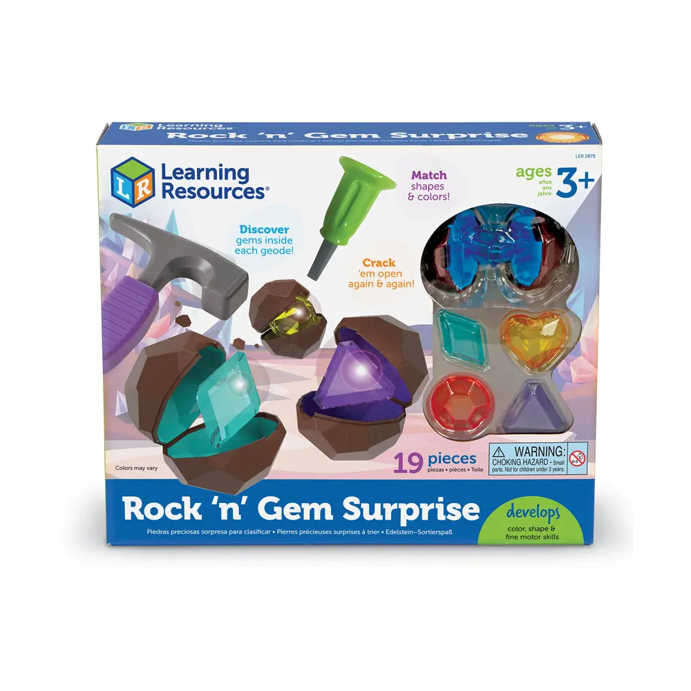 Learning Resources Rock 'N' Gem Surprise Geology Play Kit 1