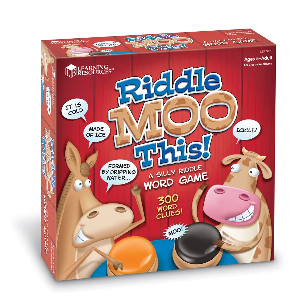 Riddle Moo This Educational Riddle Word Game By Learning Resources 1