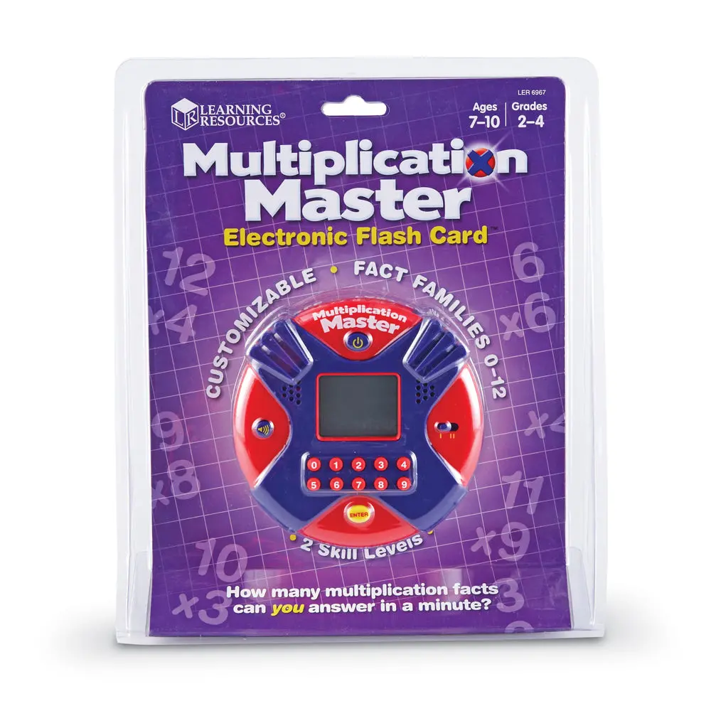 Learning Resources Multiplication Master Electronic Flash Card - Math Skill Builder 1