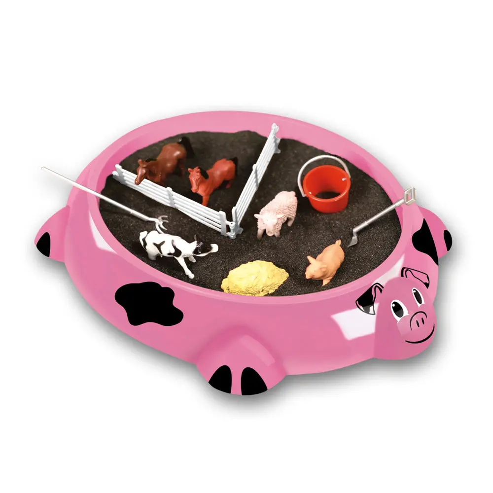 Be Good Company - Sandbox Critters Tabletop Play Set - Piggy Farm 1