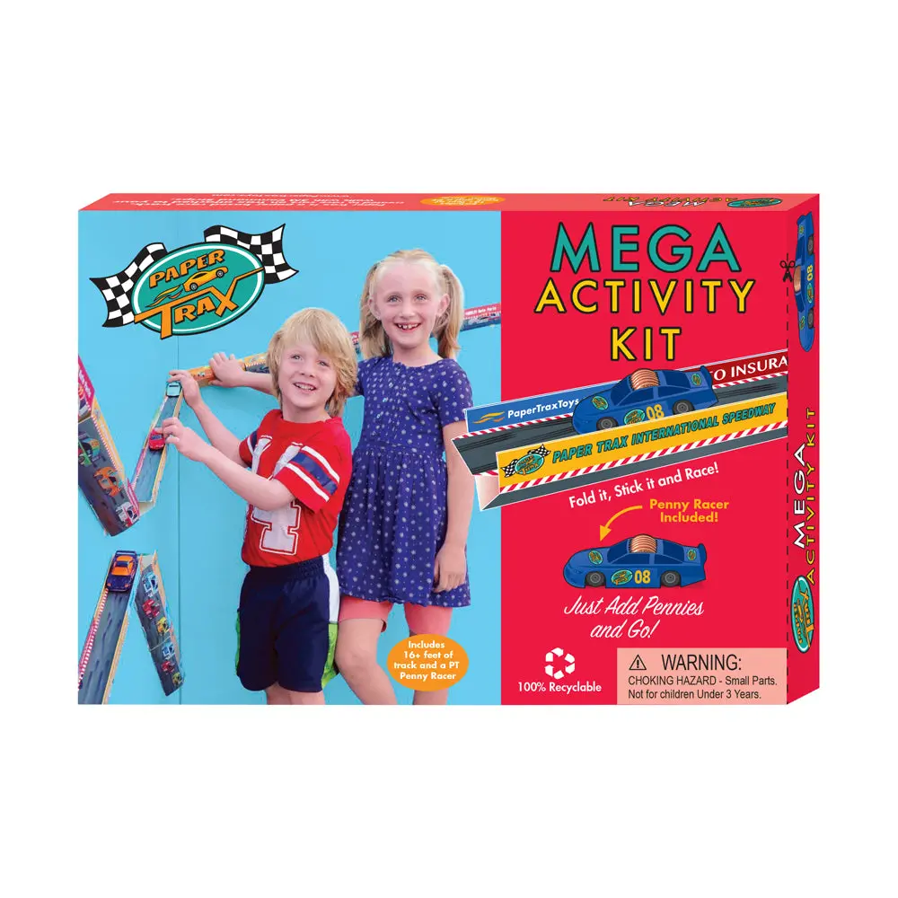 Be Good Company Paper Trax Mega Activity Kit - Creative Wall Track Set 1